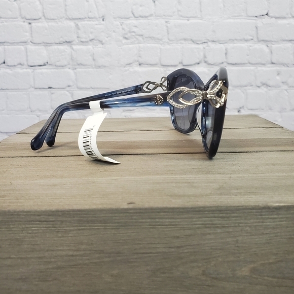 ?roberto Cavalli 55mm cat eye blue sunglasses NWT main image 7